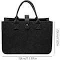 Miniatyrbilde 2 av 5: 2 stk Store Filtposer, 30 x 20 x 18cm Filtposer, Gjenbrukbar Handlepose, Egnet for Daglig Handle, Reise