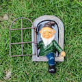 Miniatyrbilde 4 av 6: 1 stk, Elf Tre Klem Hage Statue - Utendørs og Innendørs Hjem Decor