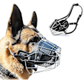 Miniatyrbild 1 av 5: Metall Nosgrimma Hund Nosgrimma Läder Nosgrimma För Stora Hundar L