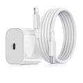 Pikkukuva 1 / 2: 3-pakkaus 2m Lightning-kaapeli lataus ja siirto 2kpl USB-C Valkoinen 3-PACK 2M charging cable