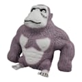 Miniatyrbilde 1 av 3: Myk og koselig ape-figur i latex - Gorilla-lekefigur fra jungelen, stressleke for voksne [DB] Grey