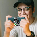 Pikkukuva 2 / 5: Puhelimen jäähdytystuuletin - Takaosan kiinnitys mobiilipuhelimen jäähdyttimeen, puolijohde mobiilipuhelimen jäähdytin pelaamiseen