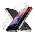 Miniatyrbilde 3 av 6: ESR iPhone 15 Pro Max 2-PAK Skjermbeskytter Herdet Glass