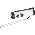 Miniatyrbilde 4 av 8: Håndsveivradio, Bærbar Multifunksjonell FM AM Væradio med LED-lommelykt og Håndleddsstropp