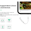 Miniatyrbillede 2 af 5: Certificeret 2-pak Lightning til 3,5 mm hovedtelefonstikadapter til iPhone, iPhone Aux-adapterkonverter Dongle Audiokabel Kompatibel med iPhone 14 13