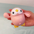 Miniatyrbillede 1 af 5: Sød Bade-Skildpadde Hval Pool Strand Klassisk Kæde Opvindslegetøj Vandlegetøj til Børn Pink penguin