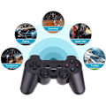 Miniatyrbilde 5 av 5: USB-trådløs spillkontroll Pi fjernkontroll Gamepad Gaming Joystick Dobbel vibrasjon Joypad