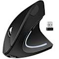 Miniatyrbilde 1 av 6: Ergonomisk mus, vertikal trådløs datamus 2.4G - Perfet