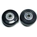 Pikkukuva 3 / 6: 4 Pyörää Kestävät Hiljaiset Matkalaukun Vaihtopyörät Kumipyörät Korjaussarjat (50mm X 18mm) - Perfet