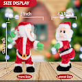 Miniatyrbild 4 av 5: Twerking Tomte - Dansande Elektrisk Julplyschdocka Sjunger Engelska Sånger Jultomte Leksaker för Barn