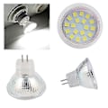 Miniatyrbild 5 av 5: 10 st Mr11 Glödlampor 3w/5w Ac/dc12v-24v Led Gu4 Bi-pin Sockellampor - Perfekt Kallvitt Cool white watts