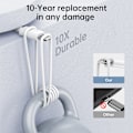 Miniatyrbilde 3 av 4: iPhone-lader 20W Rask lading kabel, Lader med Type C til Lightning kabel, Kompatibel med iPhone 14/13/12/11 Pro Max 1.5m