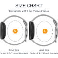 Miniatyrbilde 2 av 5: [3-pakning] Rem for Fitbit Versa 3 / Fitbit Sense, Myk Silikonrem for Fitbit Versa 3 / Fitbit Sense Smartklokke
