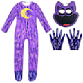 Miniatyrbillede 1 af 4: Poppy Playtime 3 Catnap Halloween Cosplay Kostumer til Børn 130cm