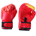 Miniatyrbilde 4 av 5: Boksehansker Barn Junior Ungdom Sparring Trening Kick Boxi Svart Ed