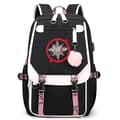 Large Capacity Travel Backpack with USB Charging - Trendy School Bag for Students with Laptop Compartment Black 2