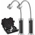 Miniatyrbillede 1 af 5: BBQ grill lampe sæt med 2 LED BBQ grill lamper med magnetisk base? 360 grader roterbar. Fleksibel justerbar til grillning, camping, fester, udendørs