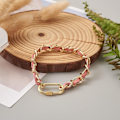 Miniatyrbilde 4 av 5: Skruelås Karabiner Oval Nøkkelring Messing Oval Skruelås