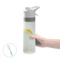 Pikkukuva 1 / 5: 650 ml:n tiivis suihkepullo ulkoiluun harjalla, juomakupeilla ja suurella kapasiteetilla, kannettava ja höyryävä_xx white