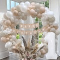 Miniatyrbild 3 av 5: Ballonggirlang för 1-årsdag, dekoration för babyshower och födelsedagsfest