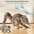Miniatyrbild 2 av 6: Elektriskt Smart Underhållningshalsband för Katt 2 Lägen USB-laddning Interaktiva Kattleksaker Justerbart Smart Retande Katthalsband 1pc