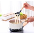 Miniatyrbillede 2 af 5: Holdbar Varmebestandig Silikon Pastaske, Spaghetti Ske med Portionerer