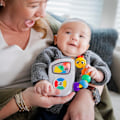 Pikkukuva 3 / 5: Tarttuva musiikkilelu matkalle, valolla, 10 melodialla ja äänenvoimakkuuden säädöllä