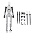 Miniatyrbillede 1 af 5: T13 Actionfigur, Titan 13 Actionfigur, Robot Actionfigur, 3D-trykt Action, 50 % tilbud - transparent