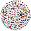 Miniatyrbilde 1 av 5: 100 stk Klassiske 80- og 90-talls Bilstikker for Laptop Bilsticker Perfekt Hello Kitty