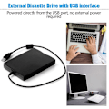 Miniatyrbillede 3 af 8: USB Diskettedrev 3.5in Ekstern Bærbar 1.44 Mb Fdd Diskettedrev Til Windows 7 8 200
