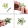 Pikkukuva 2 / 5: 300 kpl Metalliset krokotiilipidikkeet pienet litteät hiusklipsit naisille ja tytöille, kampaamoklipsit 3,2 cm hopea DIY-salonkiin_xx E