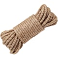 Miniatyrbillede 1 af 5: 6mm tykt reb stærkt naturligt reb, jute reb til håndværksreb/kattekradsetov/havebundtning (10 M/32 fod)