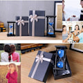 Miniatyrbillede 5 af 5: Timeglas 30/60 minutter træ sand timeglas ur til Creative G 30 minutes blue sand