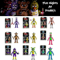 Miniatyrbillede 1 af 5: Five Nights at Freddy's Springtrap Sæt med 9 Artikulerede Actionfigurer Jst. Style D Freddy