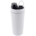 Miniatyrbillede 2 af 5: Rustfrit Protein Shaker Flaske i Rustfrit Stål - Isoleret - Holder Varmt/Koldt - Tåler Opvaskemaskine - Dobbeltvægget - Lugtfri (Farve: Hvid)