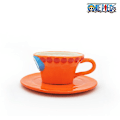 Miniatyrbild 4 av 4: Ny Anime One Piece Cosplay Mug Vattenkopp Kreativ Tre Bröder Hattformad Kaffekopp Luffy Ace Sabo Keramisk Kopp För Fester 1-470ML 1-470ML 201-300ML
