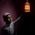 Pikkukuva 5 / 10: 6 kpl Ramadan-lyhtyjä Marokkolaiseen tyyliin Vintage-koristeelliset LED-kynttilät Riippuva lyhty Paristoilla