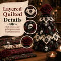 Miniatyrbilde 4 av 8: DIY Quilted Christmas Tree Fabric Kit, 3D Fabric Patchwork Craft Set for Beginners, Handmade Table Decoration for Home, Mantel, Table, Office #I