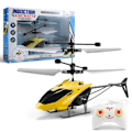 Pikkukuva 1 / 4: Kaukosäädöllä ohjattava helikopteri, 2 kanavainen RC-helikopterilelu yellow