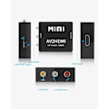 Pikkukuva 7 / 7: RCA HDMI -adapteri / signaalimuunnin - Perfet