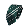 Miniatyrbilde 5 av 8: Harry Potter slips, høyskolestil, herre, mote, student, stripet slips Blue
