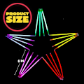 Miniatyrbilde 7 av 7: 100 stk Glow Sticks Bulk 20cm Glowsticks, Glow Stick Armbånd Halskjeder, Glow in the Dark Tilbehør, Påske, Jul, Halloween