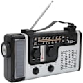 Miniatyrbild 9 av 10: Bärbar LED Handvev Radio AM FM SW Sol Dynam Outdoor Nödradio med Bärbar Ficklampa