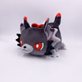 Miniatyrbild 1 av 2: Aphmau Meemeows plyschdocka kattdocka mjuk kudde leksak Hamburg-WELLNGS little wolf cat