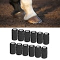 Miniatyrbillede 1 af 8: 12 stk. Bandage Wrap Naturlig Latex Elastisk Selvklæbende Wrap til Køer Hunde Heste 10cm Sort_xx