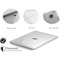 Miniatyrbillede 3 af 6: Etui kompatibelt med MacBook Pro 13 tommer 2016-2020 (A2338 M1/ A2289/ A2251/ A2159/ A1706/ A1989) Beskyttende Snap On Hard Shell