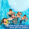 Miniatyrbild 2 av 4: Bubbelboll för vuxna, vattenbubbelboll vattenboll transparent hoppboll, vattenbubbelboll uppblåsbar vattenboll överdimensionerad blue