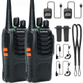 Miniatyrbilde 1 av 5: Baofeng Walkie Talkies for Voksne Lang rekkevidde Walkie Talkie med ørepropp Oppladbar 2-veis radioer Håndholdt