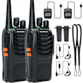Miniatyrbillede 1 af 5: Baofeng Walkie Talkies til Voksne Lang Rækkevidde Walkie Talkie med øretelefon Genopladelige 2-vejs Radioer Håndholdte