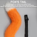 Miniatyrbillede 4 af 5: Falsk pels kat ræv ulv furry hale og pin ører til Halloween